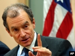 FILE - Daniel Fried, then a U.S. assistant secretary of state, is pictured in Warsaw, Poland, March 21, 2007.