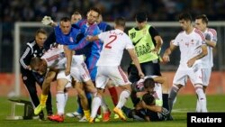 Nemile scene sa stadiona Partizana u utorak uveče