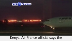 VOA60 Africa - Air France bomb scare was false alarm