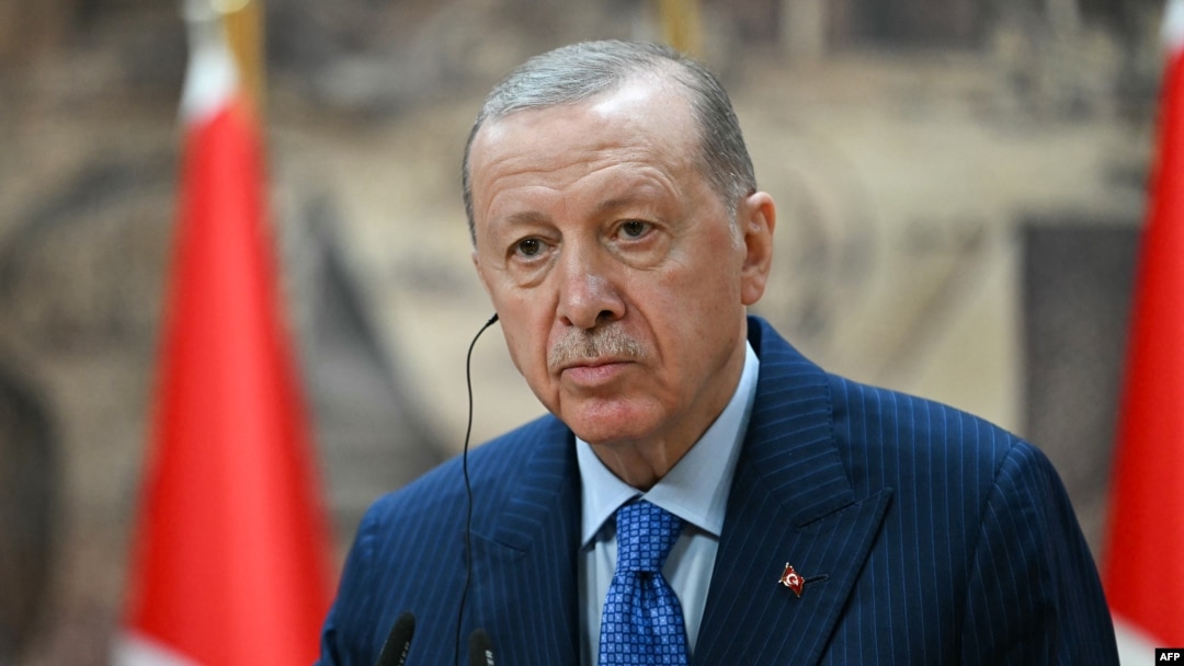 Serokomarê Tirkiyê Recep Tayyip Erdogan (Photo by Ozan KOSE / AFP)