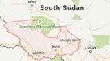 Map of Western Equatoria state in South Sudan, showing the town of Maridi, where a fuel tanker rolled over and exploded on Sept. 16, 2015.