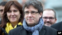 Mantan presiden Catalan, Carles Puigdemont (foto: dok). 