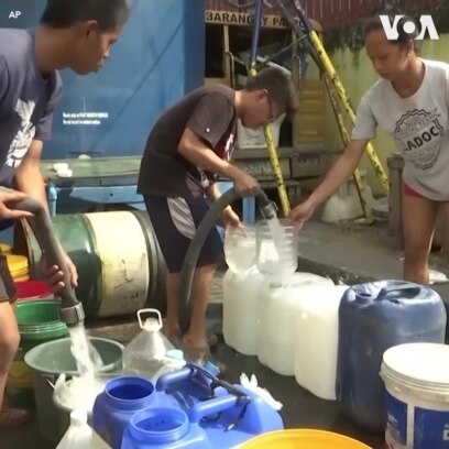 Dân Philippines vật lộn đối phó với sự cố mất nước