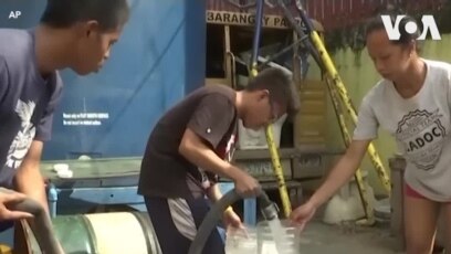 Dân Philippines vật lộn đối phó với sự cố mất nước