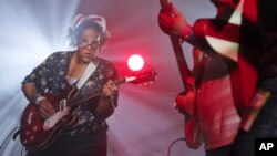 The Alabama Shakes, with Brittany Howard, perform during the SXSW Music Festival in Austin, Texas, March 15, 2012.