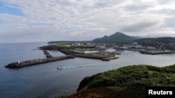 日本与那国岛的一个渔港。（路透社2023年11月10日）