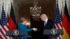Trump နဲ့ Merkel တွေ့ဆုံမှု ၂ နိုင်ငံကြားစိုးရိမ်မှုကို လျှော့ပါးစေ