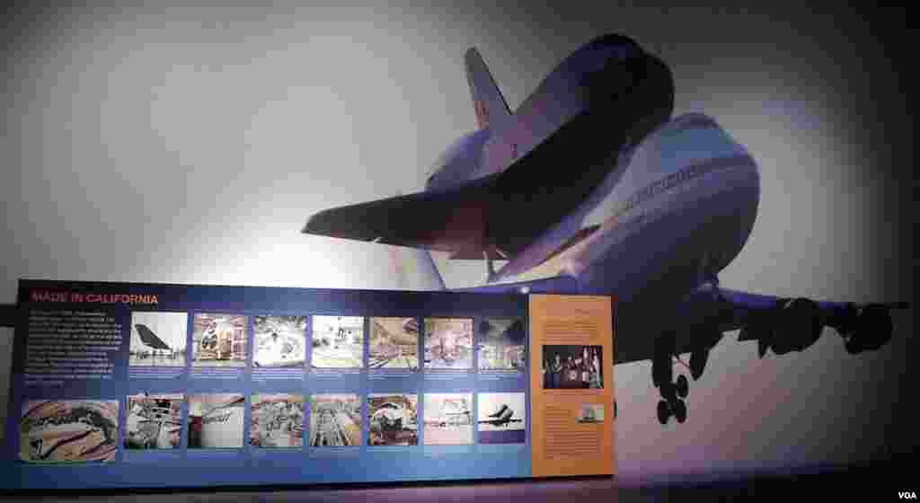 奋进号20年前在南加诞生历史(美国之音国符拍摄)