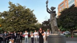 2026年6月4日晚上美国首都华盛顿的共产主义受难者纪念基金会(The Victims of Communism Memorial Foundation，简称VOC)举办烛光悼念活动，纪念1989年6月4日在北京天安门广场被屠杀的死难者。