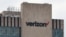  FILE PHOTO: The Verizon logo is seen on the 375 Pearl Street building in Manhattan, New York City, U.S., November 22, 2021. 