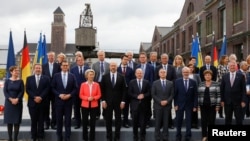 歐盟與各成員國領導人在柏林舉行烏克蘭重建會議。（2022年10月25日）