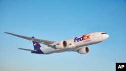 联邦快递（FedEx）的货运飞机。（美联社资料图） 