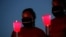 People pay their respects during the public viewing for George Floyd, whose death in Minneapolis police custody has sparked nationwide protests against racial inequality, at The Fountain of Praise church in Houston, Texas, June 8, 2020. 