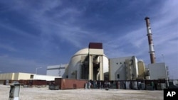 The reactor building of the Bushehr nuclear power plant is seen, just outside the southern city of Bushehr, Iran, 26 Oct 2010