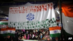 Indian women participate in a women-led protest against a new citizenship law in Bangalore, India, March 8, 2020.