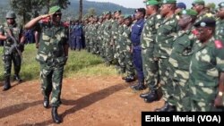 Mokonzi ya mampinga ya RDC (FARDC) Général Célestin Mbala Musese apesi baso losaka na Beni, Nord-Kivu, 11 décembre 2019. (VOA/Erikas Mwisi)