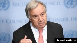 Sekretaris Jenderal PBB Antonio Guterres (foto: dok). 