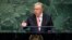 U.N. Secretary General Antonio Guterres addresses the 73rd session of the United Nations General Assembly, at U.N. headquarters, Sept. 25, 2018.