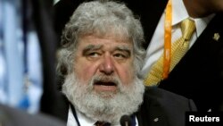 Mantan anggota komite eksekutif FIFA Chuck Blazer pada sebuah kongres federasi di Zurich. (Foto: Dok)