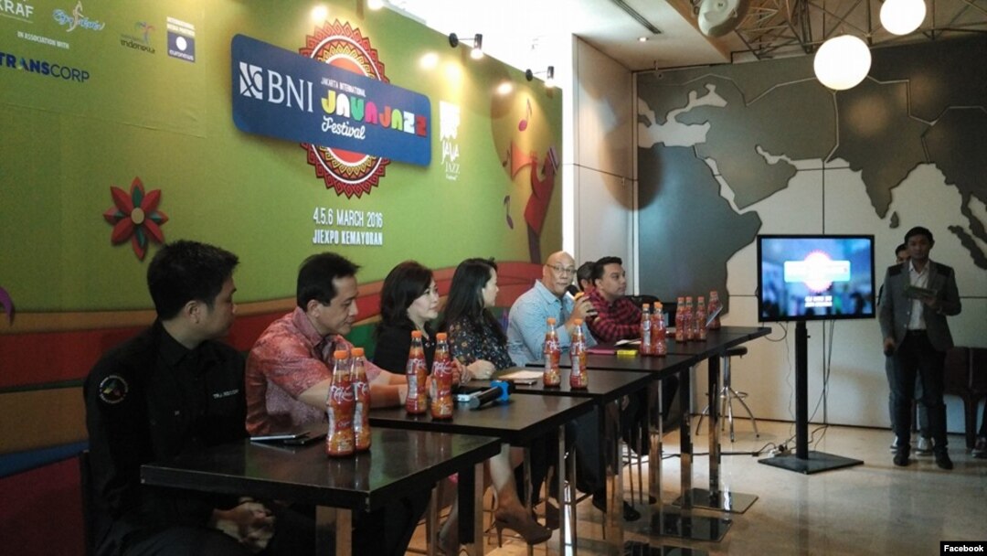Konferensi pers Java Jazz 2016. (Foto: Facebook Jakarta International Java Jazz Festival)