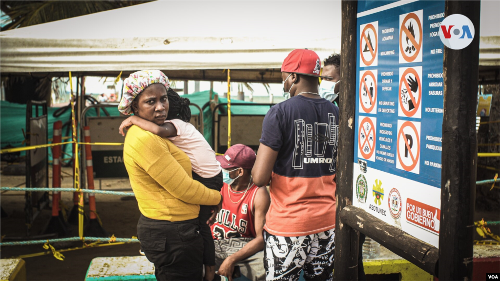 Muchos de los migrantes provenientes de Brasil y Chile salieron de estos pa&#237;ses vacunados contra el COVID-19, sin embargo, las autoridades locales est&#225;n preocupadas por un rebrote del virus debido a las aglomeraciones.