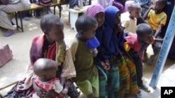 Somali children at UN registration center in Dagahaley, Northeastern Kenya (file photo)