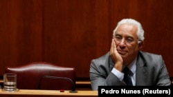 Le Premier ministre portugais, Antonio Costa, lors d'un débat sur le budget au parlement à Lisbonne, au Portugal, le 27 novembre 2017.