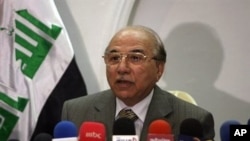 Iraqi supreme court chief Midhat Mahmoud in Baghdad (File Photo - 01 Jun 2010)