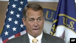 Speaker of the US House of Representatives, John Boehner, May 2, 2011