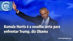 Washington Fora d’Horas: Obama disse que Kamala Harris é a escolha certa para enfrentar Trump