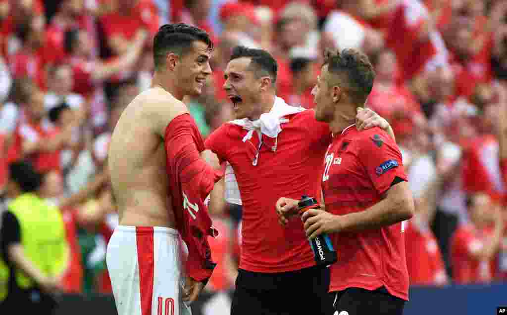 Soccer Euro 2016 Albania Switzerland