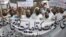 Pakistani Islamists protest against an appointment of a minority Ahmadi Muslim as an adviser to the government, in Lahore, Pakistan, Sept. 7, 2018. 