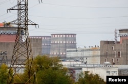 FILE - A view shows the Zaporizhzhia Nuclear Power Plant outside Enerhodar on October 14, 2022. (REUTERS/Alexander Ermochenko/File Photo)