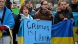 American Ukrainians protest near White House