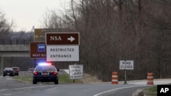 L'entrée de la NSA à Fort Meade dans le Maryland (AP Photo/Patrick Semansky)