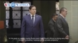 VOA60 Africa - US Secretary of State Rubio will not attend G20 meeting in South Africa