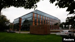 A view of the headquarters of Russian cybersecurity company Kaspersky Labs in Moscow, July 29, 2013.