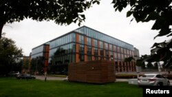 A view of the headquarters of Russian cybersecurity company Kaspersky Labs in Moscow, July 29, 2013.