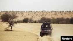 Patrouille de la gendarmerie mauritanienne.