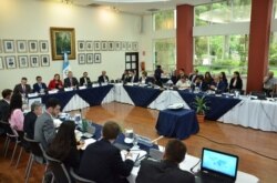 Representatives of the Government of Guatemala and the Department of National Security of the United States of America meet to address issues of security and migratory protection. (Photo courtesy of Guatemala’s Ministry of Foreign Affairs)