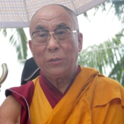 El Dalai Lama en Taiwán. Foto de archivo.