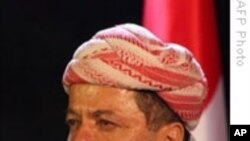 سه‌رۆکی هه‌رێمی کوردستانی عێراق مه‌سعود بارزانی