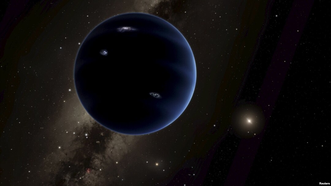 An artist's rendering shows the distant view from "Planet Nine" back towards the sun, in this handout photo provided by the California Institute of Technology (Caltech) in Pasadena, California, Jan. 20, 2016.