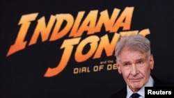 FILE - Cast member Harrison Ford attends the U.S. premiere of Lucasfilm's "Indiana Jones and the Dial of Destiny" in Los Angeles, California, June 14, 2023. 