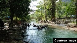 Ie Treut (air terjun) Gampong Pudeng, destinasi yg populer belakangan, 50 km dr Banda Aceh. (foto: courtesy: Fadhlan)