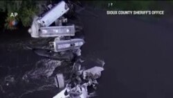 Поезд сошел с рельс в Айове