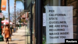 Sebuah toko ritel di Encinitas, California, AS, 17 Mei 2021. (Foto: Reuters)