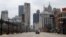 FILE: Downtown Detroit, Michigan. Taken March 24, 2020.