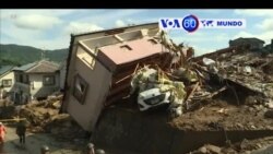 Manchetes Mundo 9 Juho 2018: Chuvas torrenciais matam no Japão