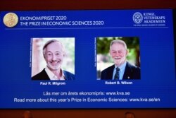 2020 노벨 경제학상 수상자 폴 밀그럼 교수와 로버트 윌슨 교수